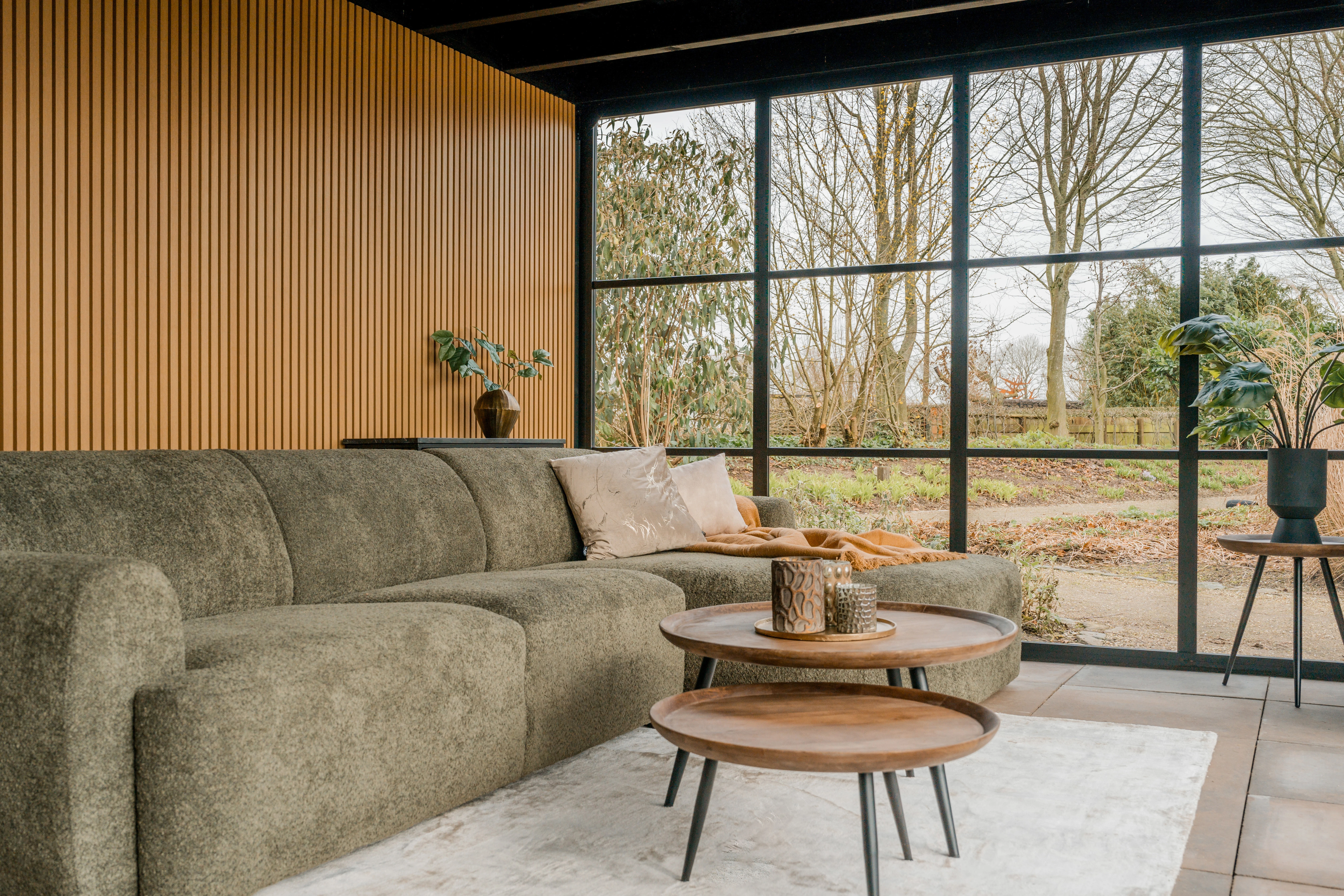 Composiet Gevelbekleding 3.3 x 21.5 cm (33 x 215 mm) Castellation Pro 35 Teak - Lengte 230 cm - Afbeelding 2